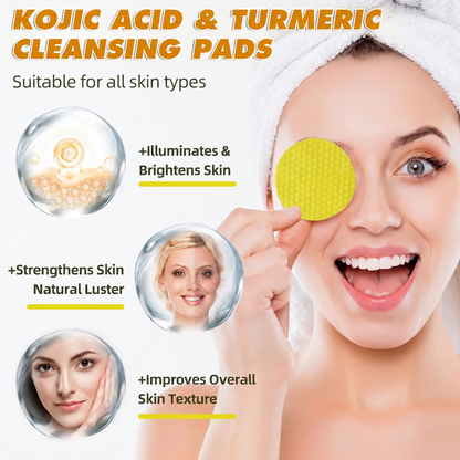 🔥Newly Upgraded🔥Turmeric Cleansing & Exfoliating Pads