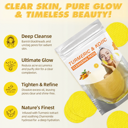 🔥Newly Upgraded🔥Turmeric Cleansing & Exfoliating Pads